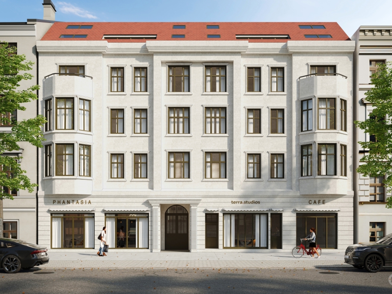 MD-Berlin, Dachgeschossausbau, Sanierung und Nutzungsänderung Ladenlokale 